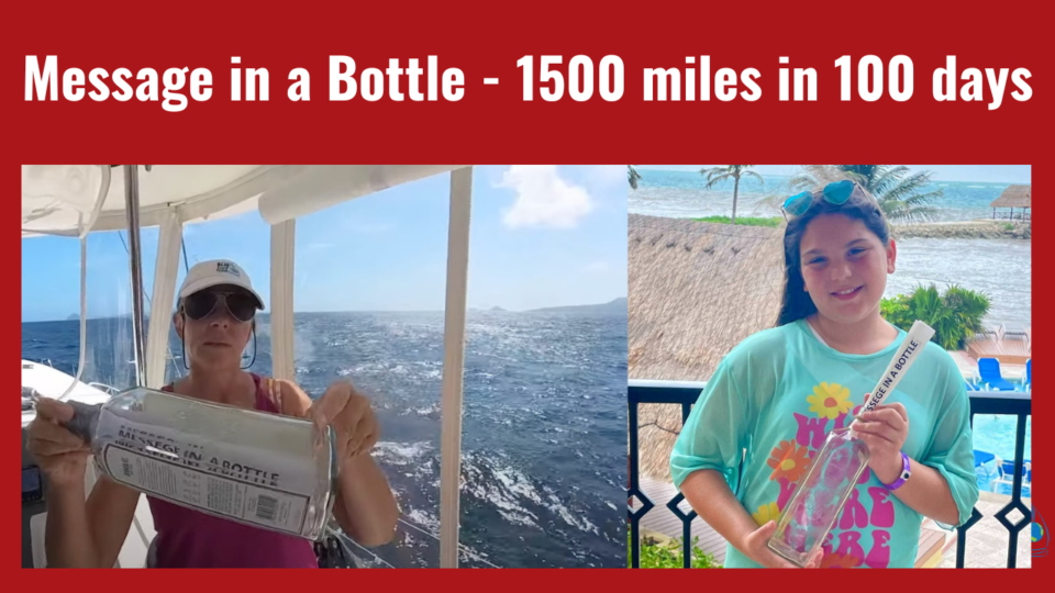 message in a bottle travels